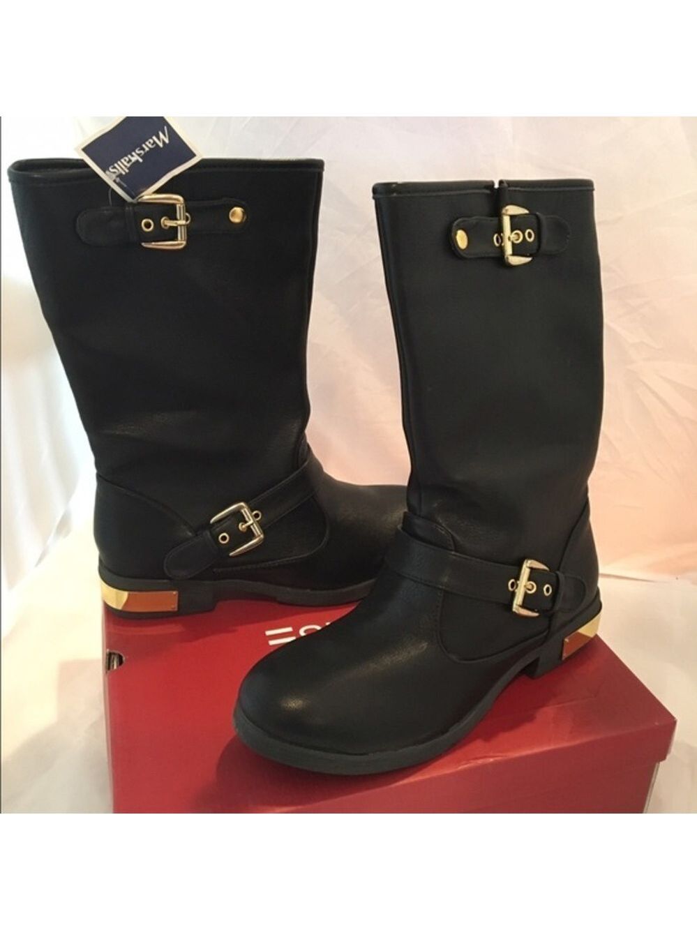 𝅺ESPIRIT "Icon" black boots.